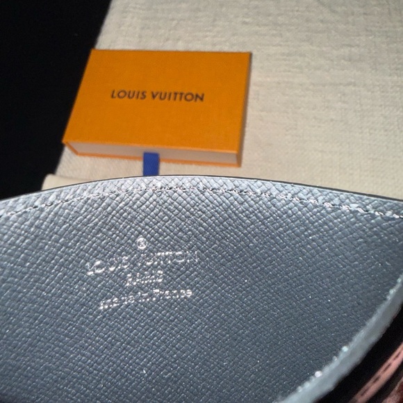 Louis Vuitton double card holder monogram eclipse - Picture 4 of 5